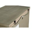 thumbnail image 2 of New Classic Furniture Allegra 3-Drawer Wood Nightstand in Pewter, 2 of 9