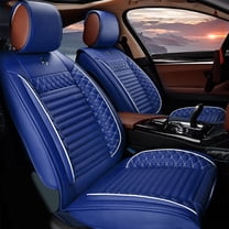 Tuqiang Car Seat Cover Full Set for Acura for TL 2004-2014 Airbag Safe Car Seat Covers Waterproof Full Set Blue