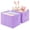 Lavender, variant on Pinksheep Collapsible Storage Cubes,13" Fabric Storage Bins,Foldable Cube Closet Organizer Basket Bin,Beige,2 Pack