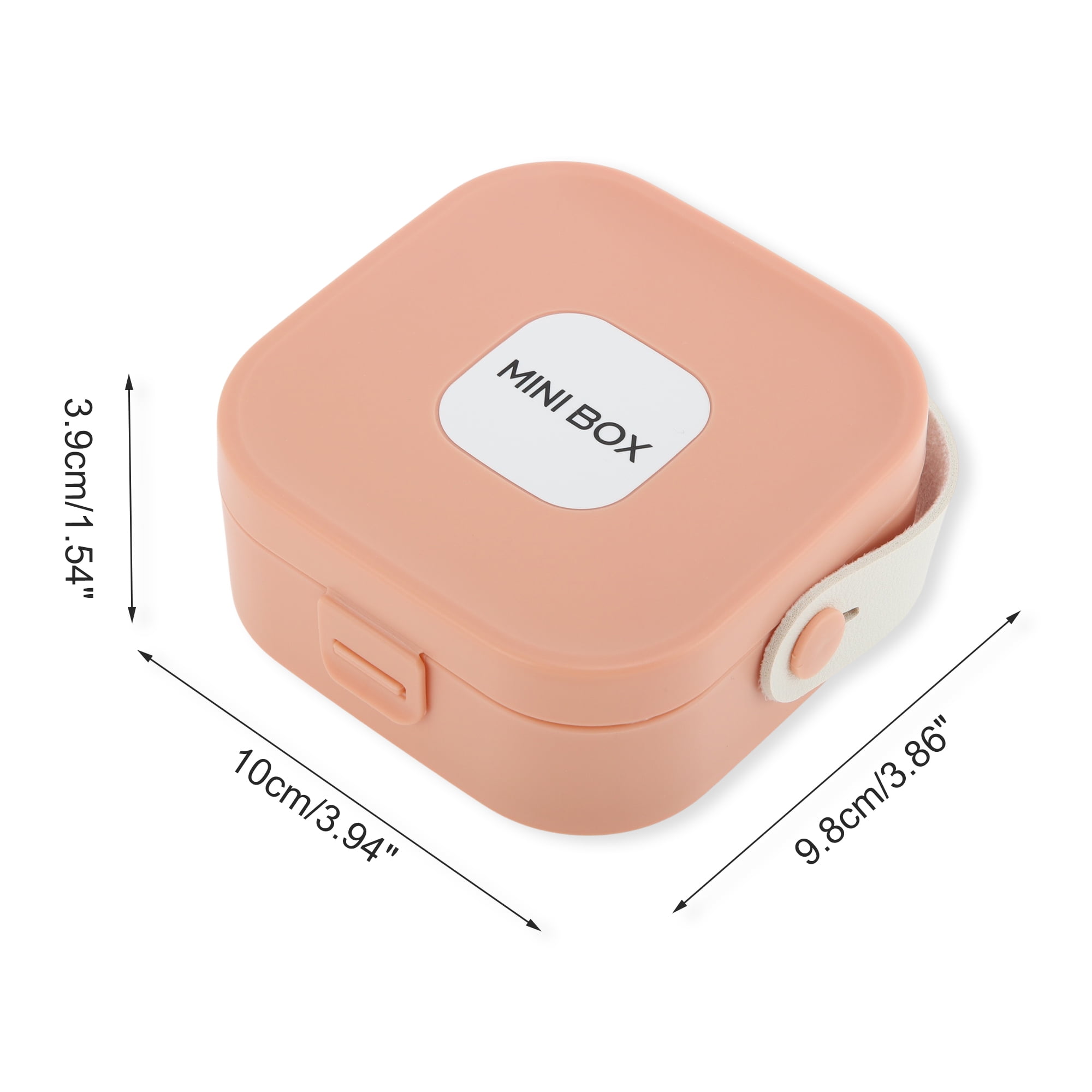 Unique Bargains Multi-Function Jewelry Box Jewelry Organizer Coral Pink