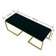 thumbnail image 2 of Soporte for tartas rectangular de hierro forjado negro y dorado, 2 of 5