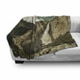 thumbnail image 3 of Yosemite Soft Flannel Fleece Blanket, Waterfalls in Yosemite National Park California Famous Travel Destination, Cozy Plush for Indoor and Outdoor Use, 70" x 90", Brown Reseda Green, by Ambesonne, 3 of 6
