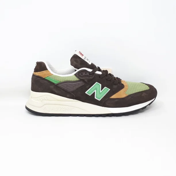 New Balance 998 Made In USA Teddy Santis Shoe Sneaker Mens 11 US D Brown Green