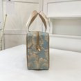 thumbnail image 3 of Bag Women PVC Mango transparente Gran Tocio de viaje floral cosmético (L) Azul, 3 of 9
