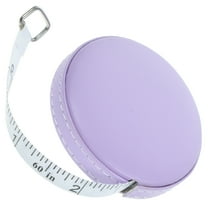 GOOHOCHY Multipurpose Tape Measure Practical Lavender PU 1Pcs 2.2x2.2in