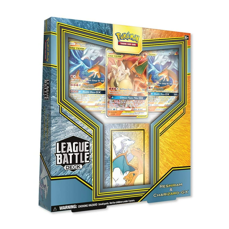2019 pokemon trading card game reshiram charizard gx figure box Pokémon & Charizard-GX Tag Team Collection (You cant use more than 1 GX attack in a game.) Reshiram & Charizard GX 2019