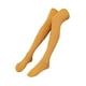 thumbnail image 2 of Calcetines altos hasta el muslo Qarigey invierno estilo Simple color amarillo, 2 of 6