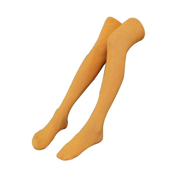 Calcetines de invierno hasta el muslo Sonducket térmicos Amarillo