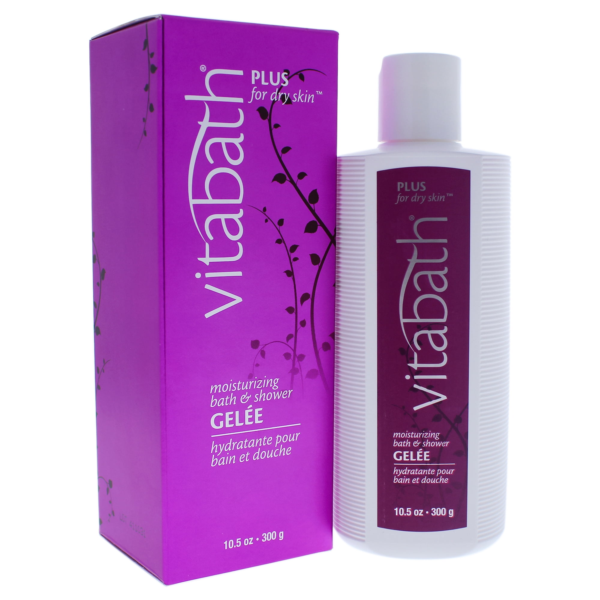 Plus Moisturizing Bath and Shower Gel by Vitabath for Unisex 10.5 oz