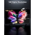 thumbnail image 2 of Cable DisplayPort Stouchi DP 2.1, 4,6 m, 80 Gbps, 16 K HDR para videojuegos, 2 of 7