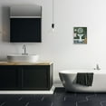 thumbnail image 3 of Stupell Industries Chic Green Bathroom Typography Painting Gray Framed Art Print Wall Art, 11 x 14, 3 of 10