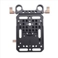 thumbnail image 3 of 2X Divisor de Suministro de Placa Adaptadora de Batería de Montaje VR V con Abrazadera de Varilla de 15 mm con Protección de Bloqueo Automático para Cámara DSLR, 3 of 8