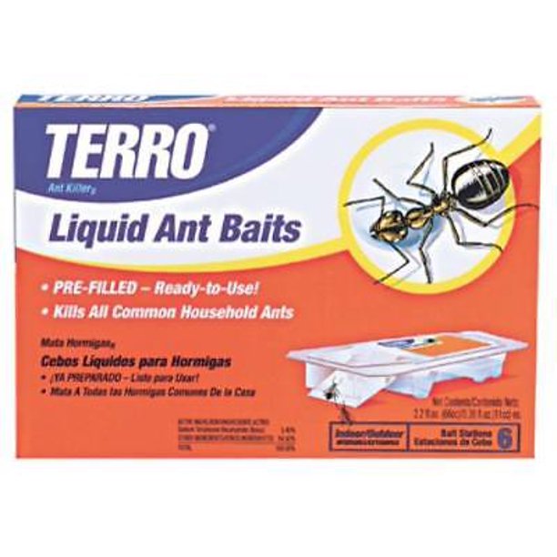 6pc Ant Killer II Liquid Ant Bait With Borax PreFilled 2PK Walmart