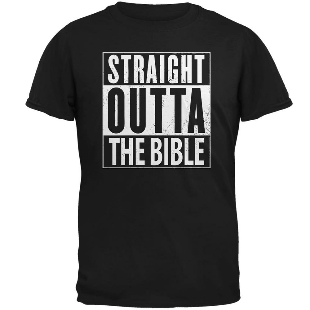 Old Glory Straight Outta The Bible Mens T Shirt Black 5XLG Walmart