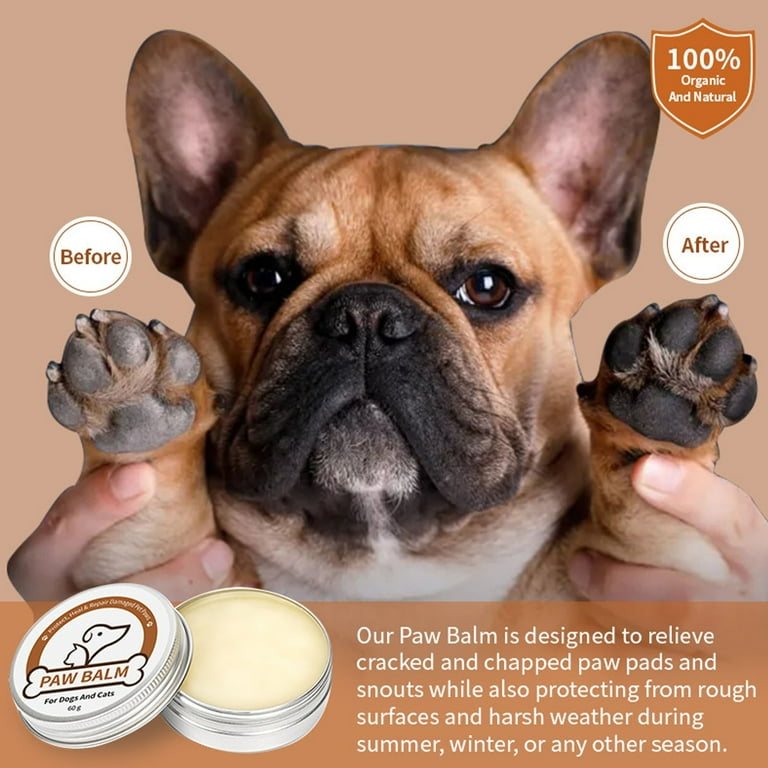 Dog Paw Balm, for Dogs and Cats, All Natural Ingredients Yueey Dog