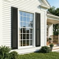 thumbnail image 4 of Barara King Window Shutters with Premium Board and Batten, Plantation Shutters with Easy Mount for Farmhouse, Home Office, Living Room, Bedroom, Black(14"*67"), 4 of 8