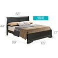 thumbnail image 2 of Glory Furniture G3150E-QB3 Black Queen Bed, 2 of 2