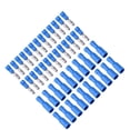 thumbnail image 1 of 100pcs Gauge Insulated Male / Female Bullet Quick Splice Wire Terminals Wire Crimp Connectors Set (Blue), 1 of 6