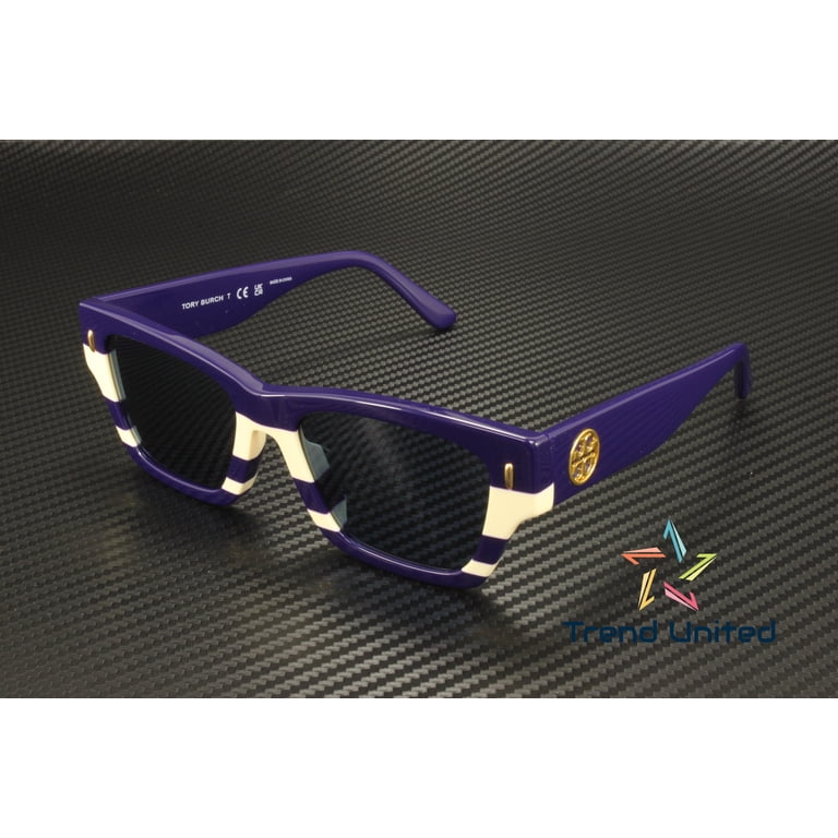 Tory Burch TY 7169U Plastic Womens Rectangle Sunglasses Navy  display picture 1