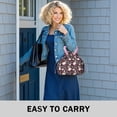thumbnail image 6 of Pioneer Flower Floral Print Pattern Drawstring Lunch Bag Women - Drawstring Lunch Bag Insulated for Work Office - Stain-Resistant Large Lunchbags for Women with Multi-Pockets, 6 of 6