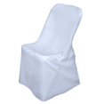 thumbnail image 6 of BalsaCircle Lifetime Folding Chair Cover Polyester Wedding Party Decorations White, 6 of 7