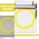 thumbnail image 3 of CRILSTYLEO 5Ud Repuestos Para De Inodoro Anillo De Amarillo Anti Fácil Instalación, 3 of 8