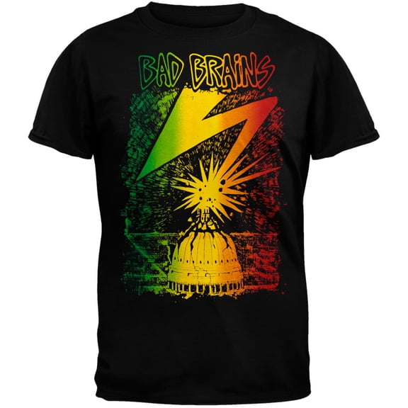 Bad Brains Men's Rasta Fade Short Sleeve T Shirt