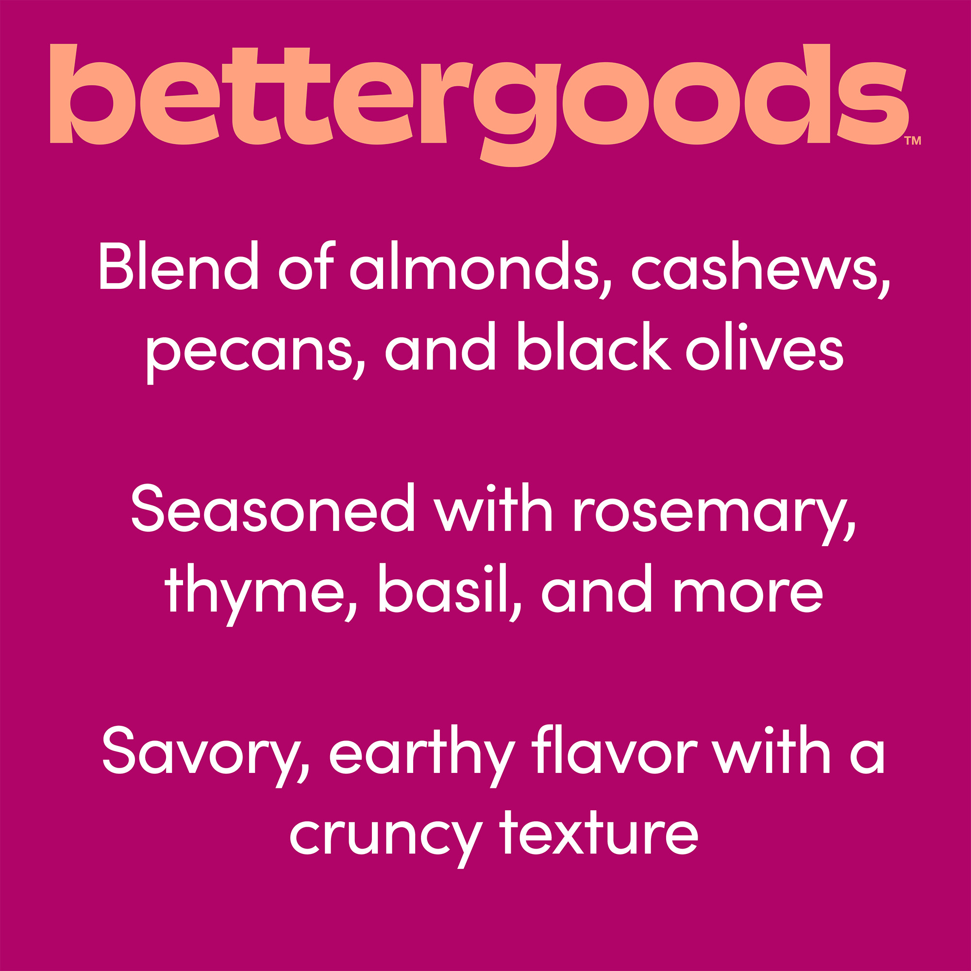 bettergoods Olive and Herb Mixed Nuts, 10 oz