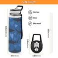 thumbnail image 3 of Shark Heart Pattern Sport Water Bottle Tritan with Straw 1000ml Portable for Outdoor Daily Use, 3 of 7