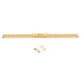 thumbnail image 4 of 10mm AntiRust Stainless Steel Watch Strap Replacement Watch Band Strap Accessory for Watchmaker(Gold ), 4 of 14