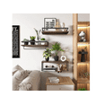 thumbnail image 4 of 3 Pisos Xtellar Estantes De Madera De Para Dormitorio De Baño 40 Cm Color cafe  16.5 ", 4 of 4