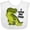 AA-White, variant on Inktastic I Love My Dad with Baby and Daddy Tyranasaurus Rex Boys or Girls Baby Bib