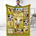thumbnail image 6 of Cow Blanket Cow Gifts for Women, Cow Decor Bedding Farm Animal Cow Throw Blanket, Soft Fleece Flannel Blanket Bedroom Room Decor, Cow Print Blanket Christmas Birthday Gifts for Adults Kids, 6 of 6