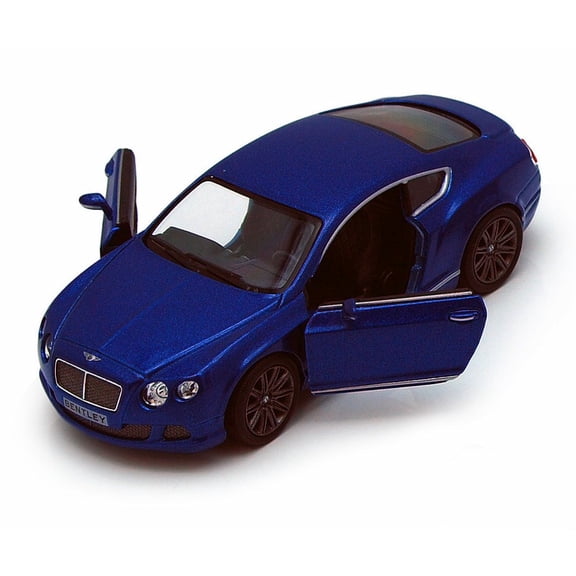 2012 Bentley Continental GT Speed, Blue - Kinsmart 5369D - 1/38 scale Diecast Model Toy Car (Brand New, but NOT IN BOX)