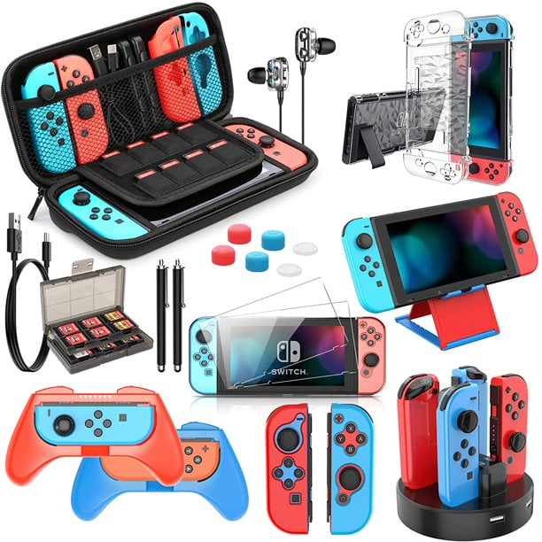 HEYSTOP Switch Accessories Bundle 27 in 1 Compatible with Nintendo