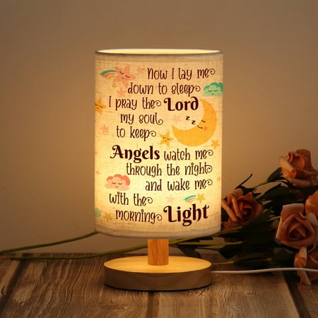 Baptism Gifts for Girl & Boy – Baby Christening Gifts Nursery Decor Night Light – Now I Lay Me Down to Sleep