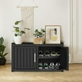thumbnail image 2 of DRATO Indoor Outdoor Shoe Storage Cabinet,Waterproof Shoe Cabinet with Adjustable Shelves,Multifunctional Resin Storage Bench for Entryway, Foyer,Hallway(Black 31.89 * 17.32 * 17.91), 2 of 14