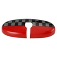 thumbnail image 3 of Black/Grey Checkered Red Rear View Mirror Cover For BMW MINI Cooper R55 R56 F7, 3 of 5