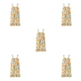 thumbnail image 1 of Minnieouse Camisón Florales Vestido de noche Cuello Loungewear Suelto Casual Ropa de dormir Fiesta de vacaciones en casa Amarillo Type2 NO2, 1 of 6