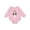 AD-Pink, variant on Basset Hound with Floppy Ears Baby Fleece Bodysuit