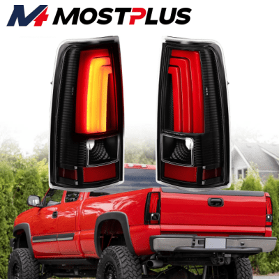 MOSTPLUS Tail Lights Red LED Kit For 2003-2006 Chevy Silverado 1500 2500 HD GM2800174 New