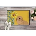 thumbnail image 2 of Summer Sunflowers Gold Pekingese Indoor or Outdoor Mat 24x36 36 in x 24 in, 2 of 7