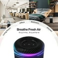 thumbnail image 2 of Miko Essence Air Purifier for 1000 Sq Ft with H13 True HEPA Filter, Activated Carbon, Quiet Sleep Mode, Timer, Portable Cleaner for Smoke and Dust, 2 of 7