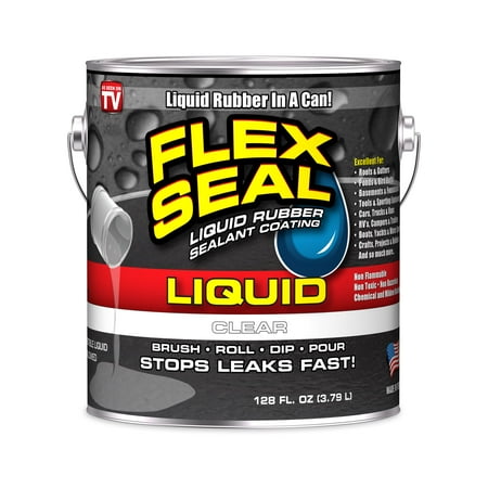 Crabeater Seal - Flex Seal Liquid Rubber in a Can, 1-gal, Clear