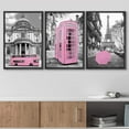thumbnail image 3 of wall26 Framed Canvas Print Wall Art Set Duotone Italy London Paris Vacation Cityscape Architecture Photography Modern Art Bohemian Urban Landscape for Living Room, Bedroom, Office - 16"x24", 3 of 5