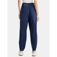 thumbnail image 3 of Time and Tru Women's High Rise Parachute Jogger, 28" Inseam, Sizes XS-XXXL, 3 of 5