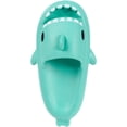 thumbnail image 6 of Women's Shark Slippers Men Summer House Pillow Sandals Indoor and Outdoor Kids Bedroom Open Toe Animal Cute Non-slip Cloud Shower Spa Shoes, 6 of 7