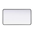 thumbnail image 5 of Elegant D?cor Contour Metal Rectangle Mirror 22x40 in Black, 5 of 9