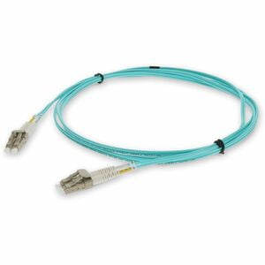3M 10GB LOMM FIBER OPTIC PATCH CABLE OM3 DUPLEX LC/LC 50/125 AQUA