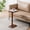 Walnut, variant on Stirling Solid Mango Wood C Shape End Table 25 Inch Walnut